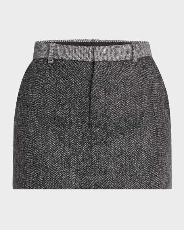 Tweed Mini Skirt